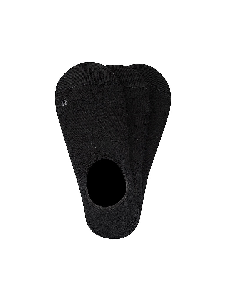 MAX CALVIN Herren Füsslinge 3er Pkg schwarz | 43-46
